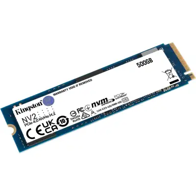 Твердотельный накопитель 500Gb SSD M.2 2280 Kingston SNV2S/500G NVMe PCIe Gen 4.0x4 Lane