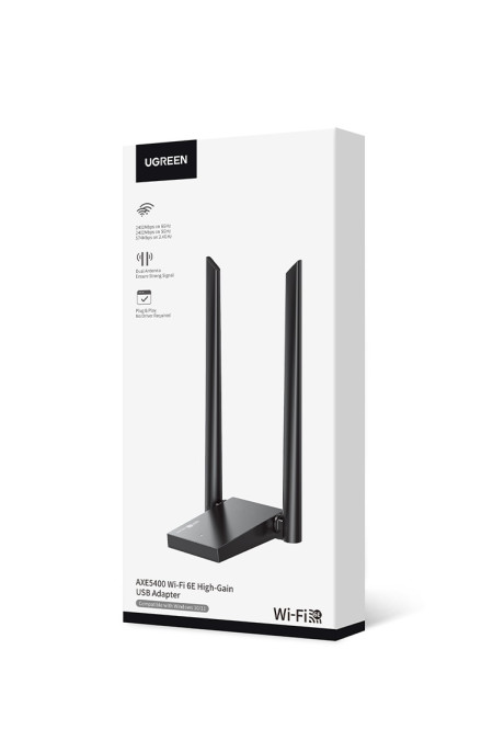 Wi-Fi6E AXE5400 Беспроводной сетевой адаптер 2.4GHz/5GHz/6GHz CM787 (75917) UGREEN