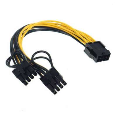 Кабель питания 8Pin на 2x8Pin, 20см