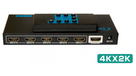 LenKeng LKV501E (переключатель HDMI 5x1)