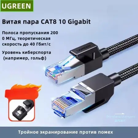 Patch-Cord 8 Cat, F/FTP, 15m, NW153 (30799) UGREEN