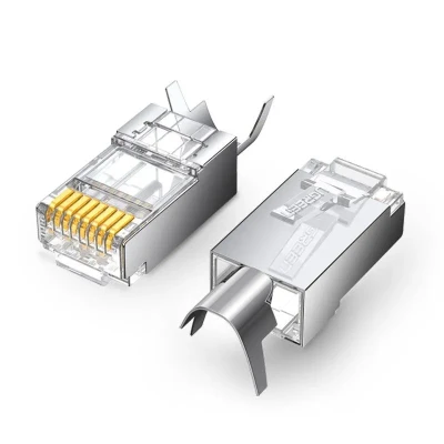 Коннектор RJ-45 (FTP) CAT 7, 10шт., NW123 (70316) UGREEN