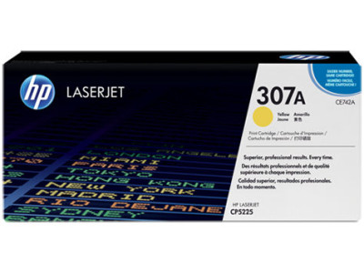 Картридж HP CE742A, 307A (yellow) ORIGINAL
