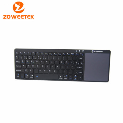 Клавиатура беспроводная bluetooth Zoweetek Rii K12BT (русские буквы) + TouchPad