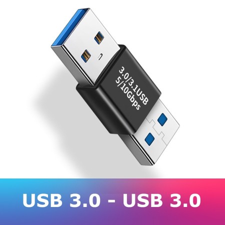 Переходник USB 3.0(m) - USB 3.0(m)