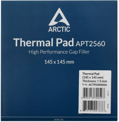 Термопрокладка 145*145*1.5мм Arctic