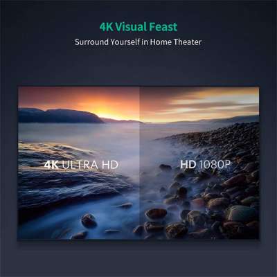 Кабель HDMI(m) - HDMI(m) 90°, 2m HD103 (10173) UGREEN