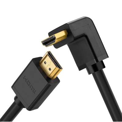 Кабель HDMI(m) - HDMI(m) 90°, 2m HD103 (10173) UGREEN