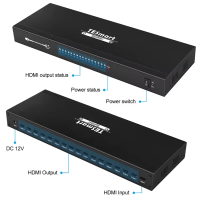 HDMI Сплиттер 1x16 порта 4K2K (HSP1016A10) Tesla Smart