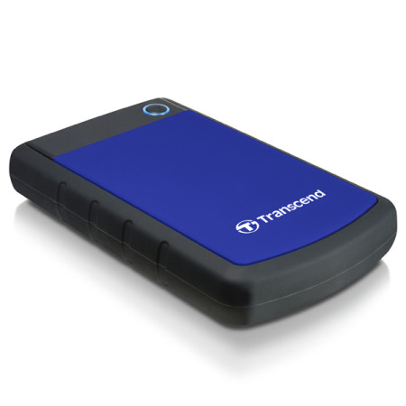 1000 Gb Transcend, Portable HDD 2,5'' Black-Blue, USB 3.1 (TS1TSJ25H3B)