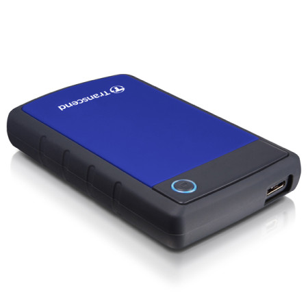 1000 Gb Transcend, Portable HDD 2,5'' Black-Blue, USB 3.1 (TS1TSJ25H3B)