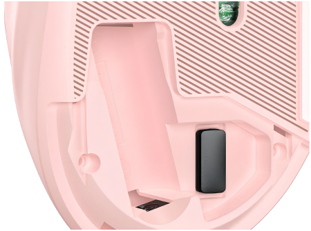 Мышь беспроводная UGREEN MU006, 2.4GHz, 4000dpi, Розовый (15378B)