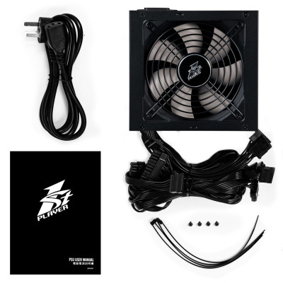 Блок питания, 1STPLAYER, DK PREMIUM, 800W, ATX, 80+ Bronze, Вентилятор 12 см