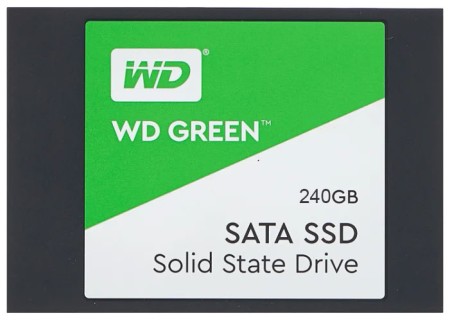 Твердотельный накопитель 240GB SSD WD GREEN 2.5” SATA3