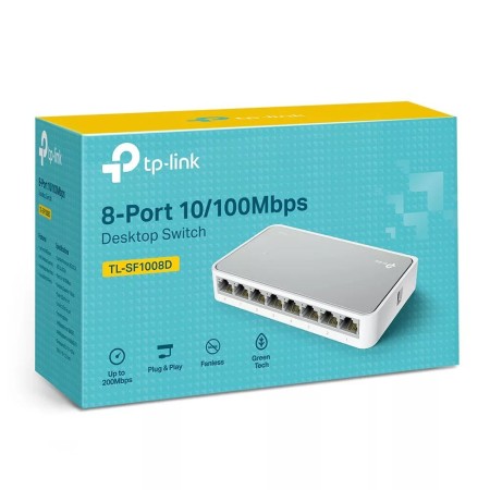 TP-Link, TL-SF1008D, коммутатор 8-портовый 10/100 mb/s