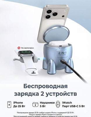 Беспроводное магнитное зарядное устройство, Wireless 25W, W713 (65300) UGREEN