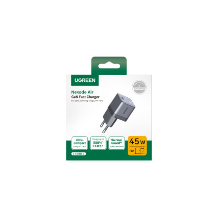 Зарядное устройство на 1C, 45W, QC4.0/PD3.2, Nexod Air, Gan X, X840 (95692B) UGREEN
