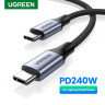 Кабель USB C - USB C, 480Mbps, 5A, QC4.0/PD3.1, 240W, 1m, US535 (15311) UGREEN