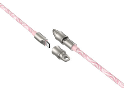 Кабель USB C - USB C, 60W, 1.2m, Pink, L508 (35510) UGREEN