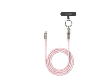 Кабель USB C - USB C, 60W, 1.2m, Pink, L508 (35510) UGREEN