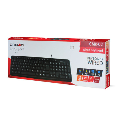 Клавиатура проводная Crown CMK-02