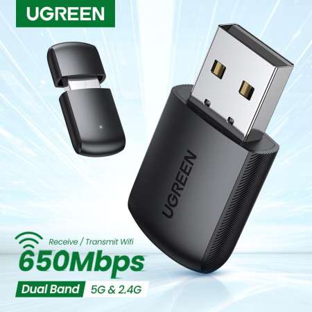 Wi-Fi Беспроводной сетевой адаптер 2.4GHz/5GHz CM448 (20204) UGREEN