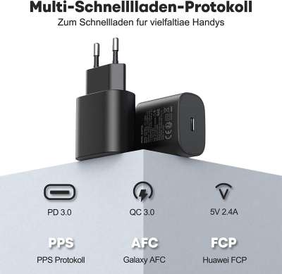 Два зарядных устройства на 1xUSB-C+ 2xКабеля USB C, 25W, QC3.0/PD3.0, (EP-TA800) Anykon