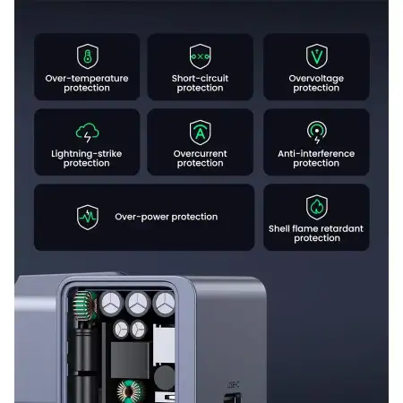 Зарядное устройство на 1xUSB C, 30W, QC4+/PD3.0, Nexode S, GaNInfinity X503 (35041) UGREEN