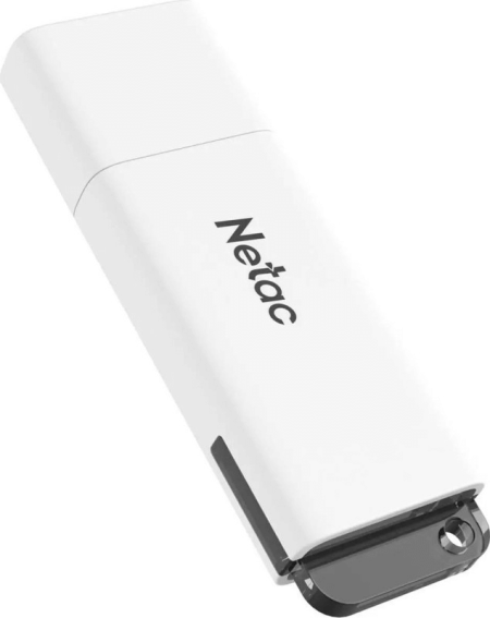 USB-накопитель, Netac, NT03U185N-128G-20WH, 128GB, USB2.0 Белый