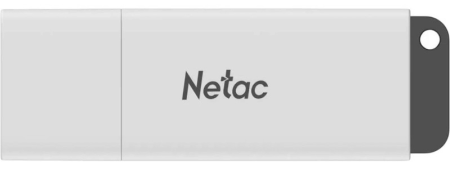 USB-накопитель, Netac, NT03U185N-128G-20WH, 128GB, USB2.0 Белый