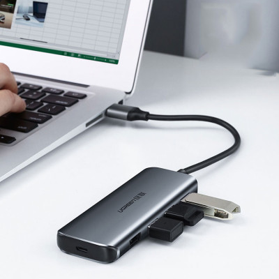 USB 3.0 4 port HUB, 0.15m UGREEN