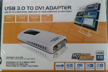 USB Видеокарта (Видеоадаптер USB 3.0 HDMI / DVI / VGA)