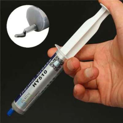 Термопаста, шприц 30г., серая (HY-510)
