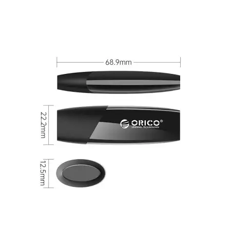 USB-накопитель, ORICO, 128Gb, USB-A (ORICO-U3-S-A128G-BK-BP)