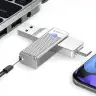 USB-накопитель, ORICO, 128Gb, USB-C/USB-A (ORICO-UFSD-LD-128G-SV-BP)