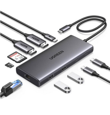 Док-станция 10-в-1 CM639 (45380) UGREEN