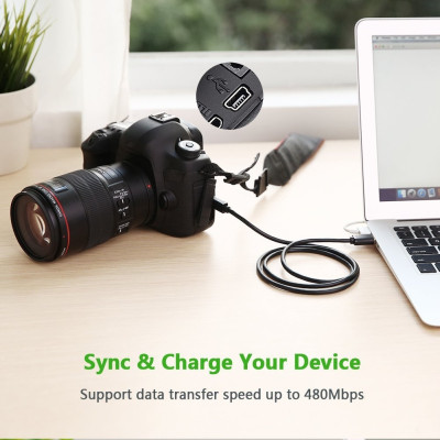 Кабель USB 2.0 - mini USB, 480Mbps, 1.5m. US132 (10385) UGREEN