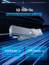 USB-накопитель, ORICO, 256Gb, USB-C/USB-A (ORICO-UFSD-LD-256G-SV-BP)