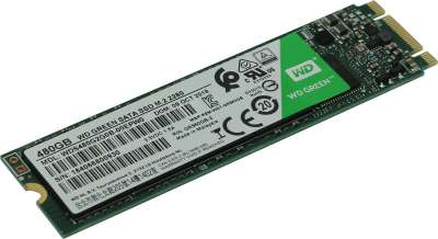 Твердотельный накопитель 480GB SSD WD GREEN M.2 2280 SATA3 WDS480G2G0B