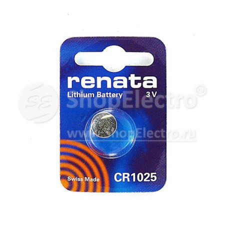 Батарейки Renata CR1025