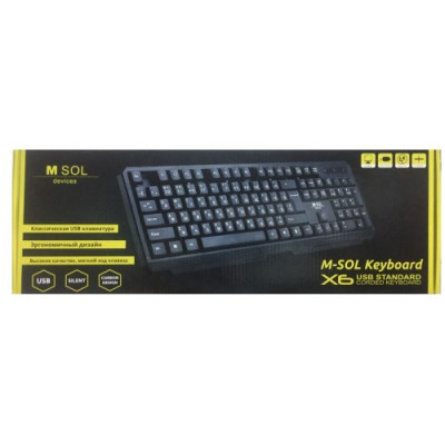 Клавиатура проводная M-Sol X5