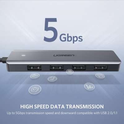 USB 3.0 4 port HUB, 0.15m CM219 (50985) UGREEN