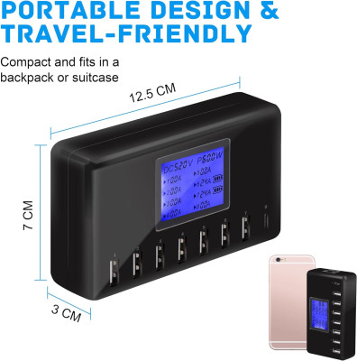 Зарядная станция на 8 портов 5V/2.4A, 60W (i10)