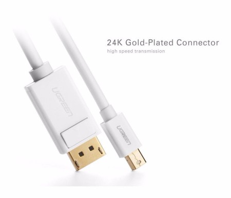 Кабель mini DisplayPort(m) - DisplayPort(m) UGREEN, 2m