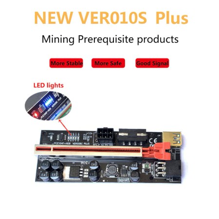 Riser/Райзер PCI-E x1 x16 VER010S Plus