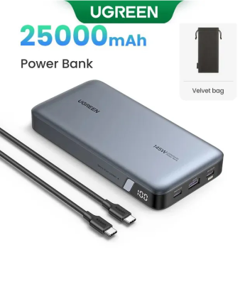 Мобильный аккумулятор Power Bank 25000mAh 145W (90597A) PB205 UGREEN