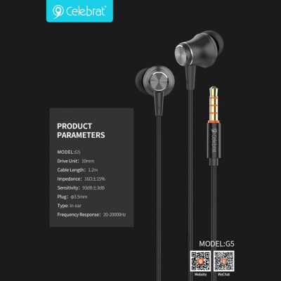 Наушники Celebrat G5