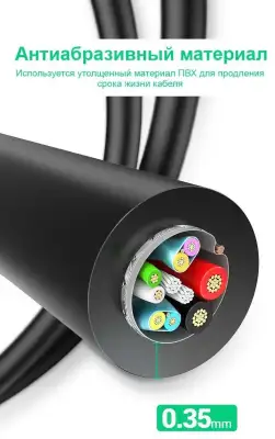 Кабель USB 3.0 - USB C, 5Gbps, 3A, QC 3.0, 1m. US184 (20882) UGREEN