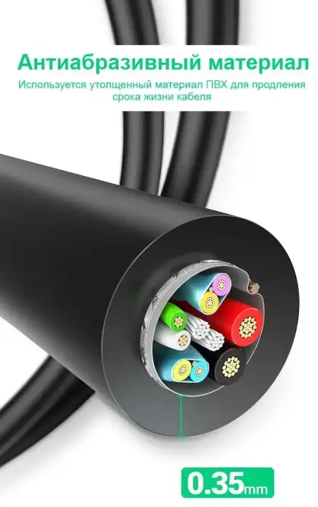 Кабель USB 3.0 - USB C, 5Gbps, 3A, QC 3.0, 1m. US184 (20882) UGREEN