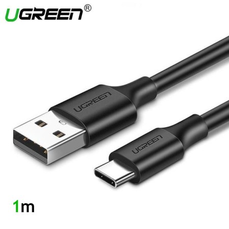 Кабель USB 2.0 - USB C, 480Mbps, 3A, QC3.0, 18W, 1m. US287 (60116) UGREEN